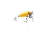 Arbogast Mini Jitterbug Silver Stripes and Yellow Color