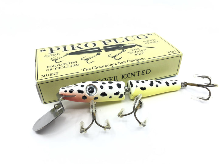 Jointed Chautauqua Piko Plug Lure Special Order Color "Coach Dog"
