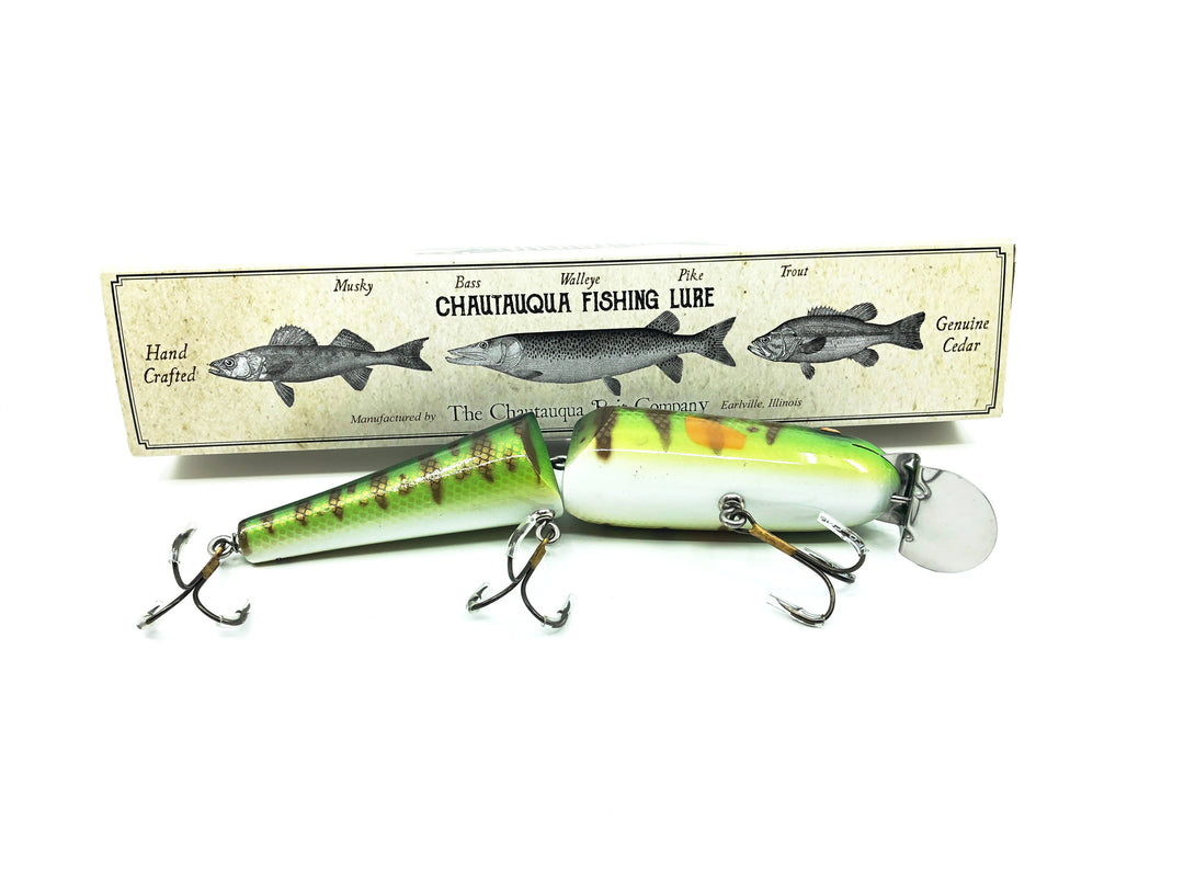 Jointed Chautauqua 8" Minnow Musky Yellow Perch Color