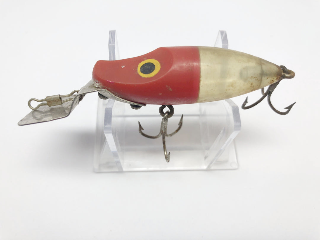 Millsite Deep Creep Red Head Clear Body Marked Lip