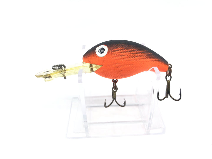 Rebel Crank Bait Deep Wee-R Color-C-Lector Fluorescent Orange with Black Back
