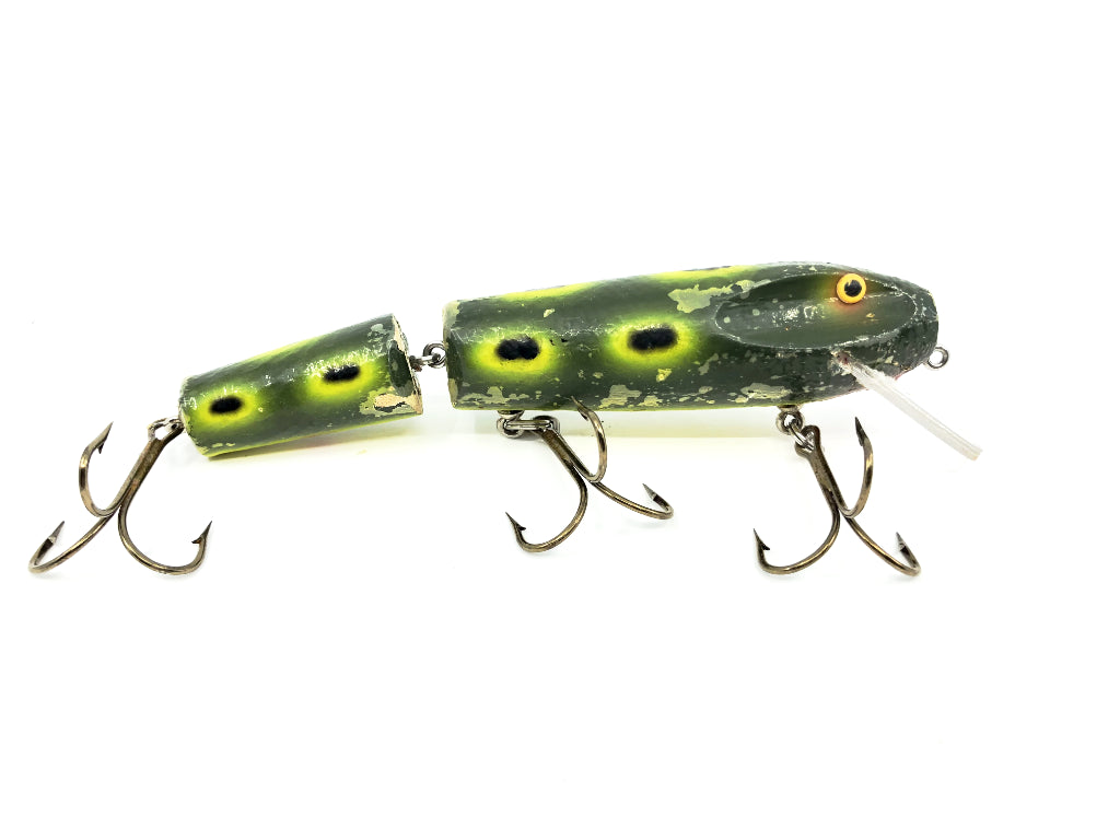 Wiley 6 1/2" Jointed Musky King Jr. in Frog Color Early Model