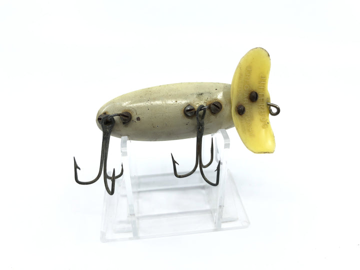 Arbogast Plastic Yellow Lip Jitterbug 1940's WWII Era Frog Color