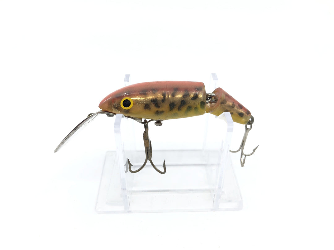 Cisco Kid Vintage Jointed Lure Pink Black Color