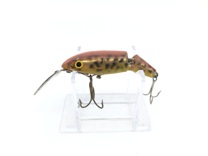 Cisco Kid Vintage Jointed Lure Pink Black Color