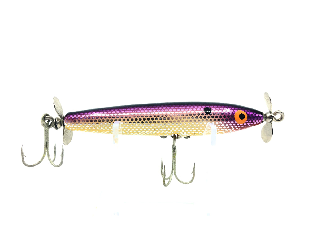 Bomber Spinstick 7300 Series Purple Back/Yellow Belly Color
