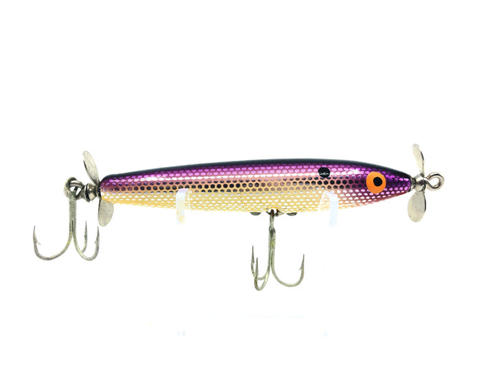 Bomber Spinstick 7300 Series Purple Back/Yellow Belly Color