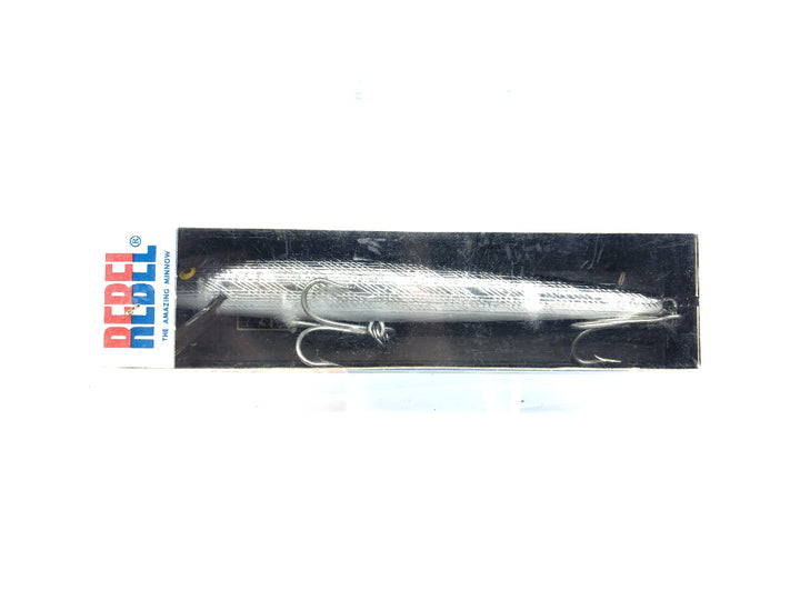 Rebel Vintage Minnow Model F401 Silver Black Back Color with Box