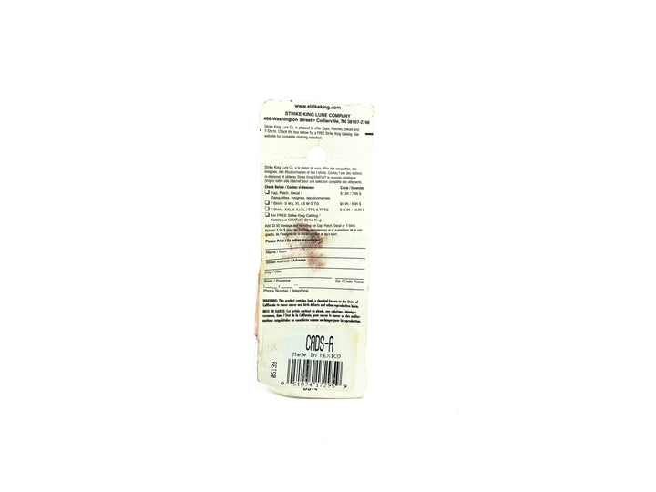 Strike King Diamond Shad #401 Chrome/Blue Color New on Card