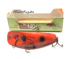 Helin Flatfish X5 Orange with Black And Red Dots