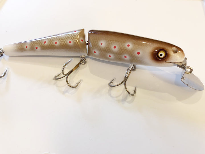 Jointed Chautauqua 8" Minnow Musky Lure Special Order Color "Bloody Water Snake"