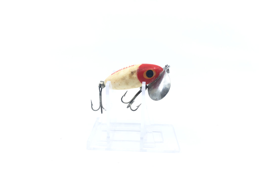 Arbogast Jitterbug Mini Red and White Color