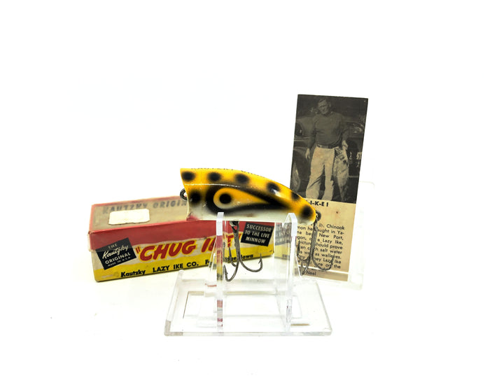 Kautzky Lazy Ike Chug Ike KC2-YBS Yellow/Black Spots Color