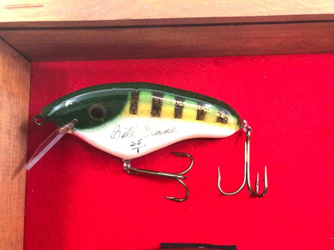 Crane Musky Lures Collector Set of Four Lures Number 1/25 in Case