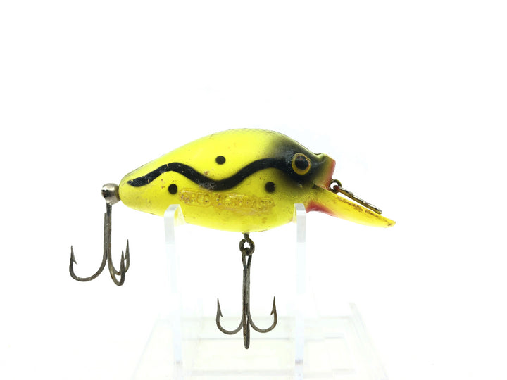 Fred Arbogast Pug Nose Yellow Black