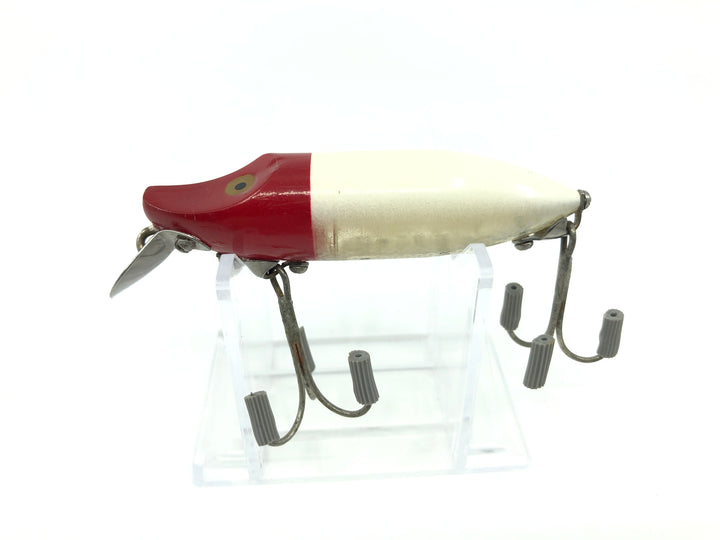 Heddon River Runt Spook Floater 9400 RH Red Head White Color