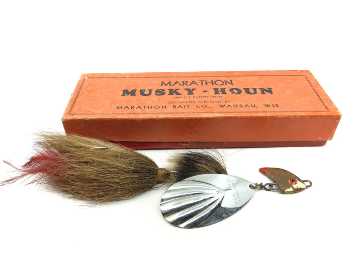 Marathon Musky Houn with Box Marathon Bait Co Wausau, Wisconsin