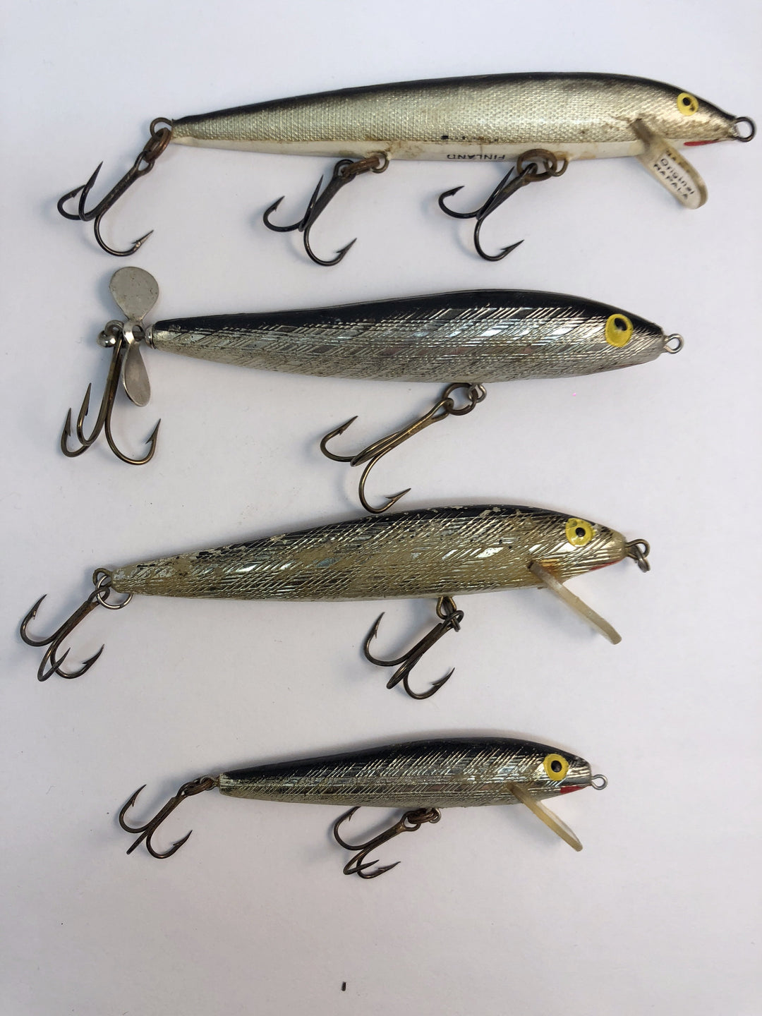 4 Rapala Minnows