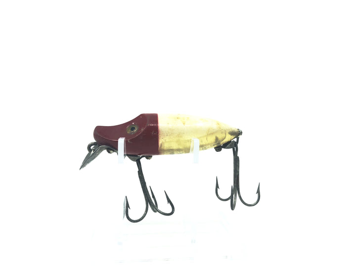 Heddon River Runt Spook Sinker 9110 RH Red Head White Body Color