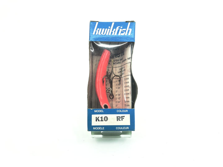 Pre Luhr-Jensen Kwikfish K10 RF Red Fluorscent Color New in Box Old Stock