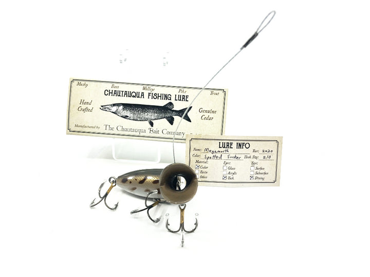 Chautauqua Custom Megamouth in Spotted Sucker 2020 Color