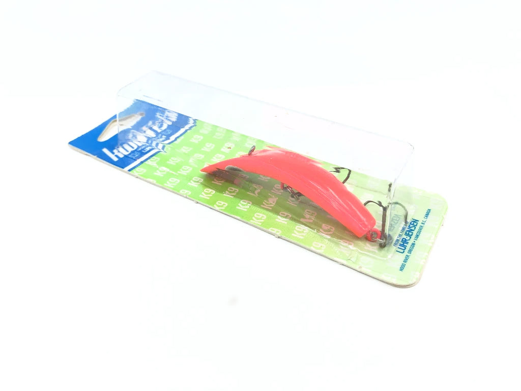 Kwikfish K9 Color 913 Flo Red Fire (RF) New on Card Old Stock