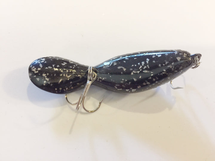 Heddon Tadpolly Clatter Tad Black Silver Glitter