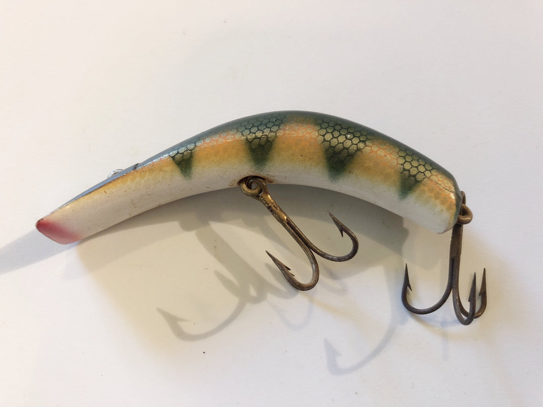 Kautzky Lazy Ike 3 Vintage Plastic Lure in Perch Color