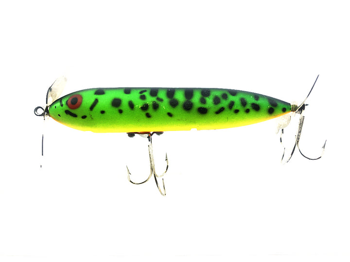 Heddon Wounded Spook GRA Fluorescent Green Crawdad Color