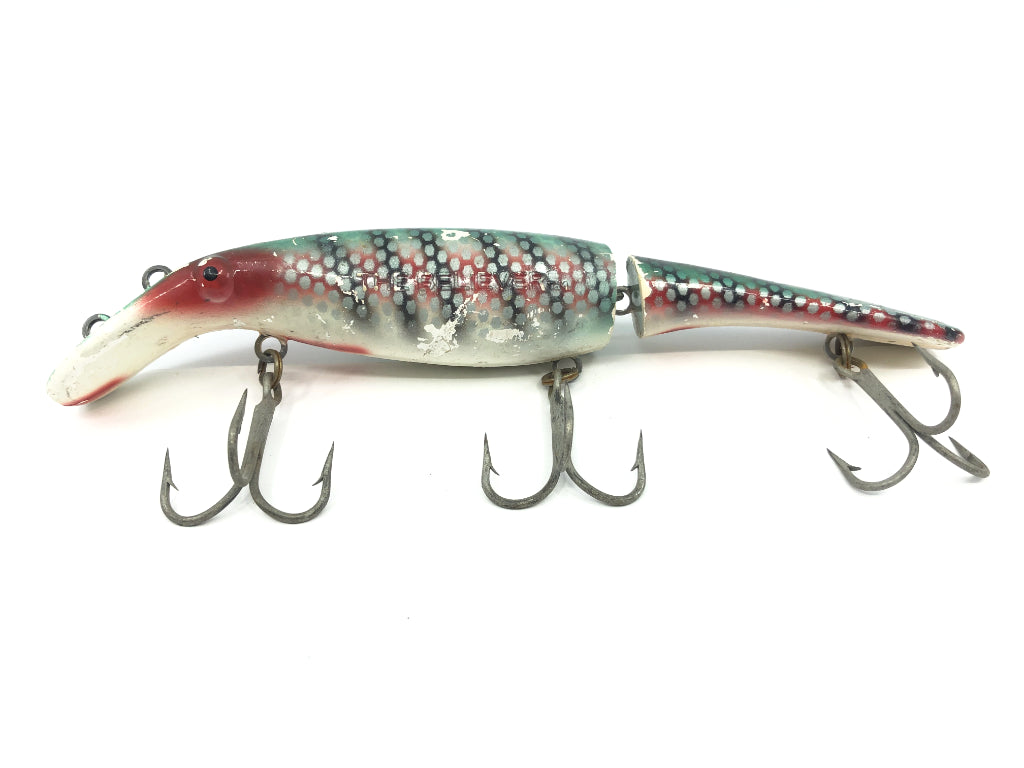 Drifter Tackle The Believer 8" Jointed Musky Lure Color Peppermint Custom