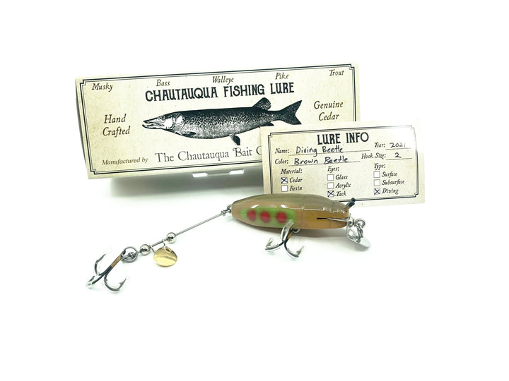 Chautauqua Custom Diving Beetle with Factory Lip Brown Beetle Color