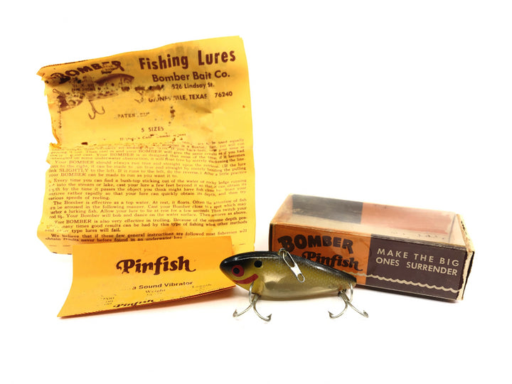 Bomber Pinfish 3P SY Silver Yellow Head with Box