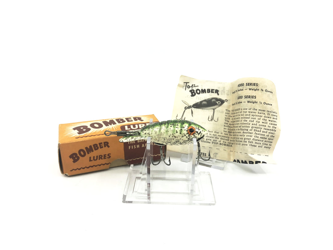 Vintage Wooden Bomber 215 Christmas Tree Color with Box