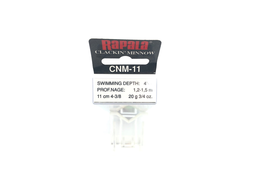 Rapala Clackin' Minnow CNM-11 FT Firetiger Color New in Box Old Stock