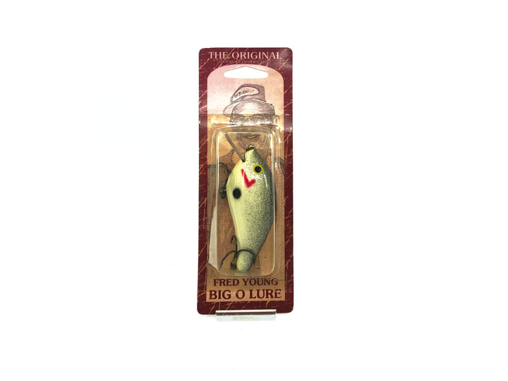 Cotton Cordell Fred Young Original Big O Wooden Lure Smokey Joe Color on Card