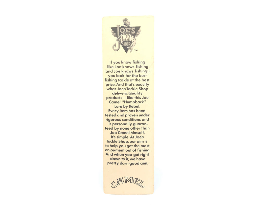 Rebel Joe Camel Novelty Lure with Diving Lip on Card