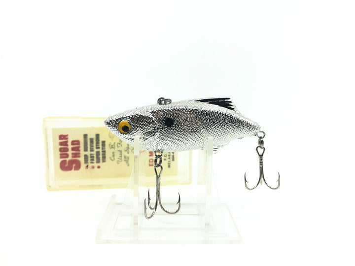 Ed Moore Sugar Shad Silver Color New in Box