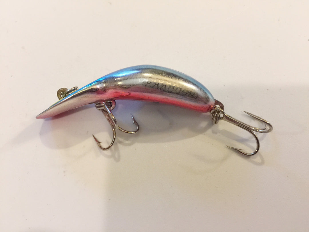 Heddon Tiny Tadpolly Clatter Tad Blue Silver Red