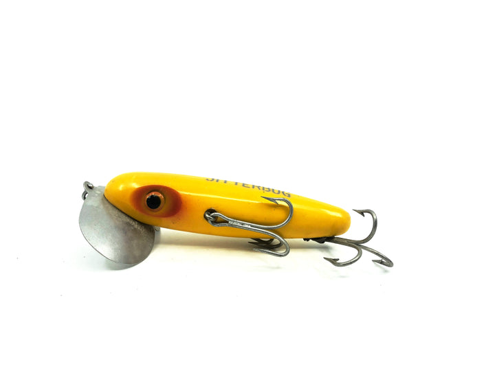Arbogast 3-Hook Musky Jitterbug, Yellow