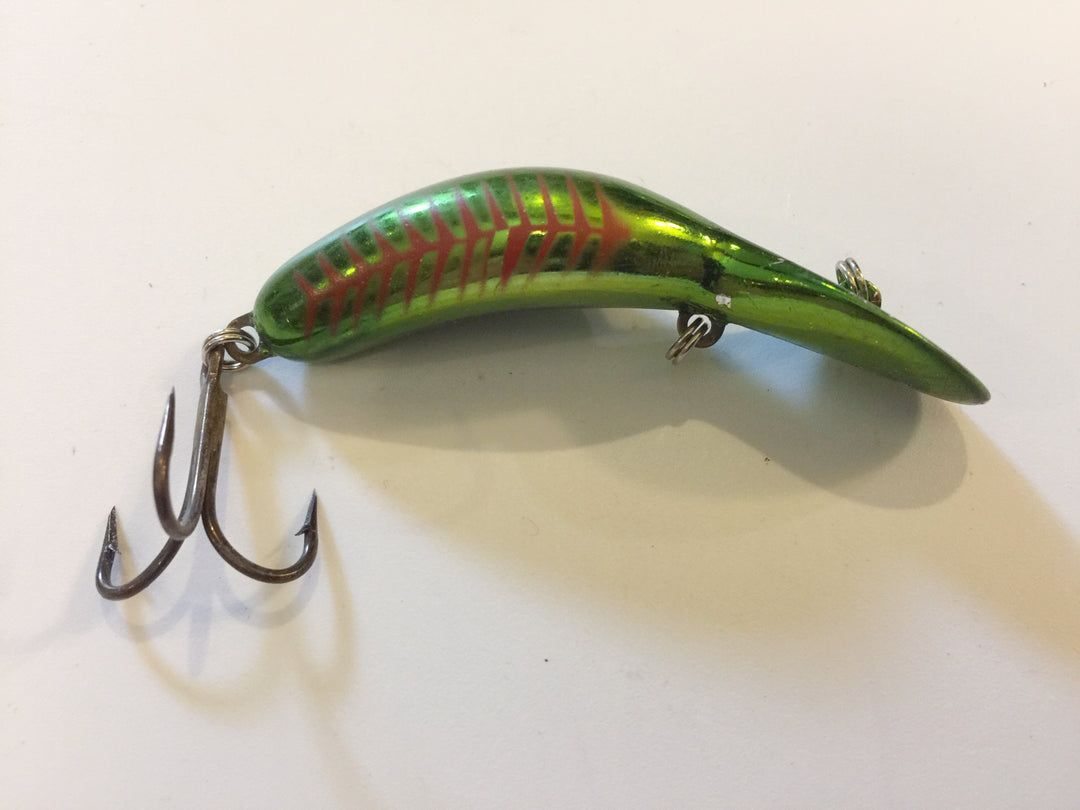 Heddon Tadpolly Clatter Tad Green Red Stripes