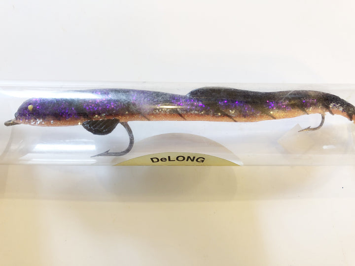 Delong Kilr Eel Musky Bait Purple and Red New in Package