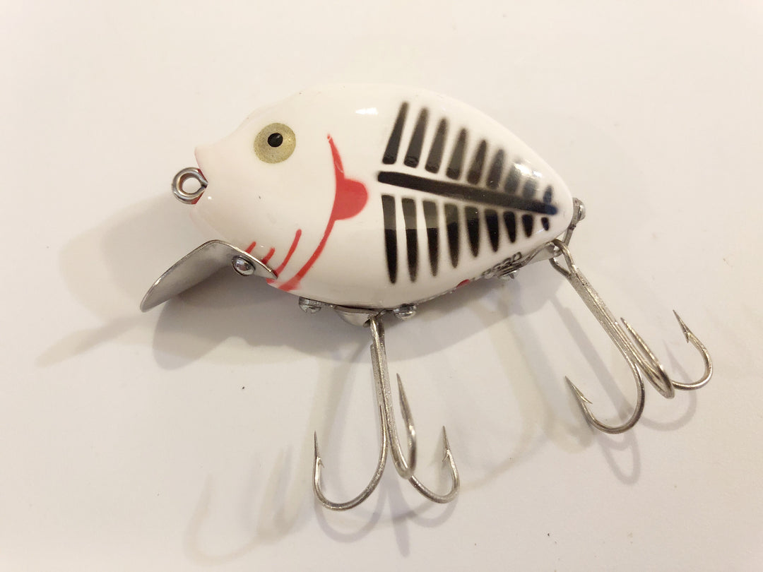 Heddon 9630 2nd Punkinseed XWB White and Black Shore Color New in Box