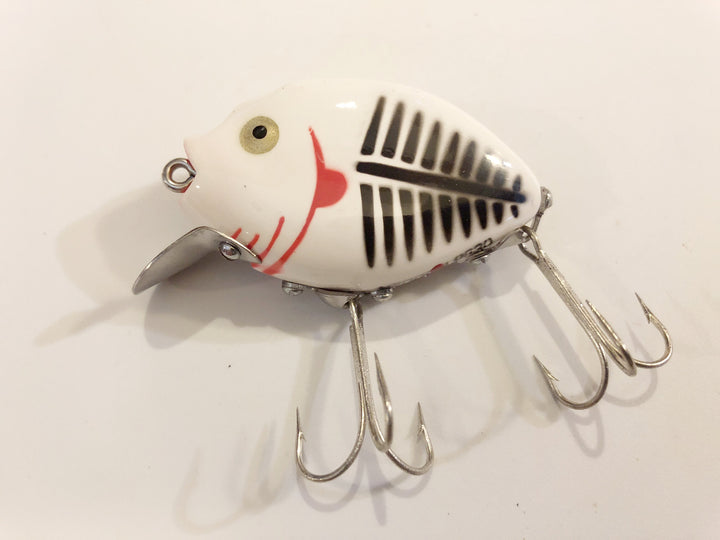 Heddon 9630 2nd Punkinseed XWB White and Black Shore Color New in Box