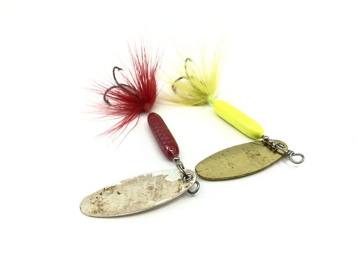 Rooster Tail Two Pack Red and Yellow Early Models