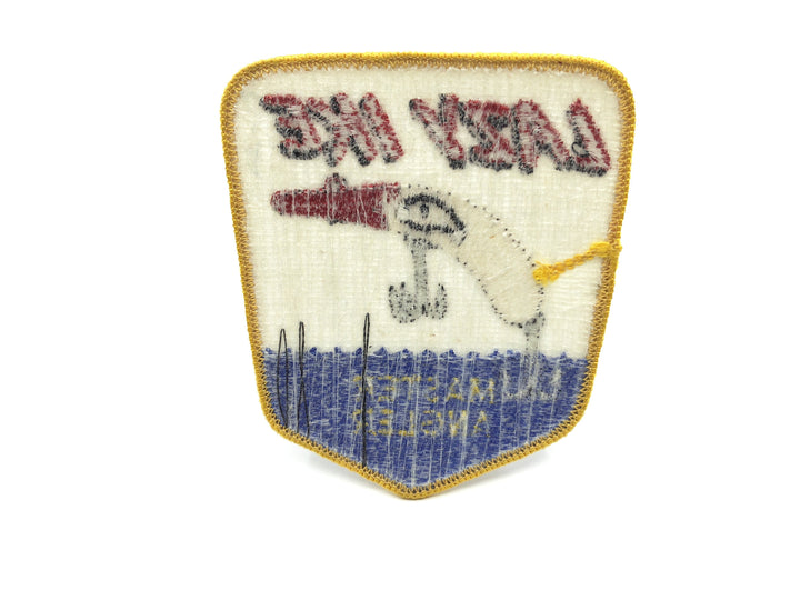 Vintage Lazy Ike Master Angler Patch