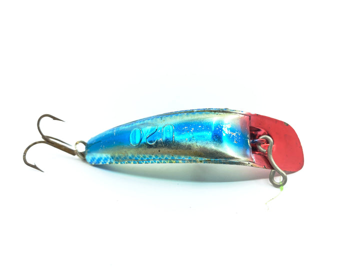 Helin Vintage Flatfish U20 Metallic Blue Silver Scale Color.