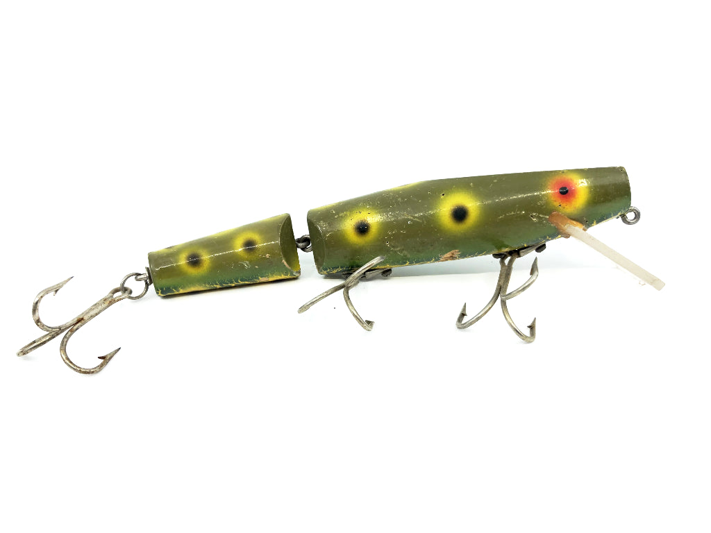 Wiley Jointed 6 1/2" Musky Killer in Frog Crackle Belly Color
