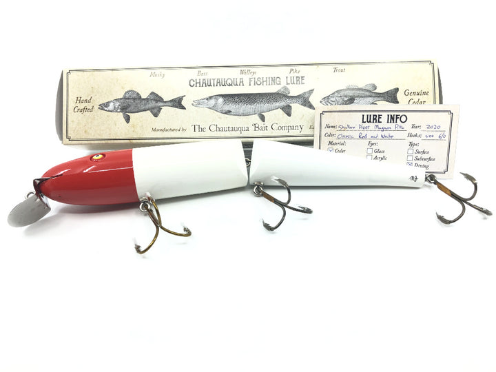Chautauqua Shallow Diver Magnum Piko in Classic Red and White 2020 Color