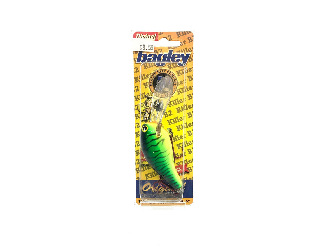 Bagley Deep Diving Killer Balsa 2 DDKB2-H69T Firetiger Color, New on Card