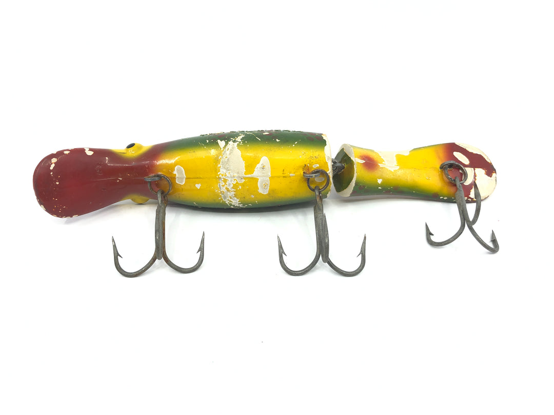 Drifter Tackle The Believer 8" Jointed Musky Lure Color Custom Color Bleeding Rainbow